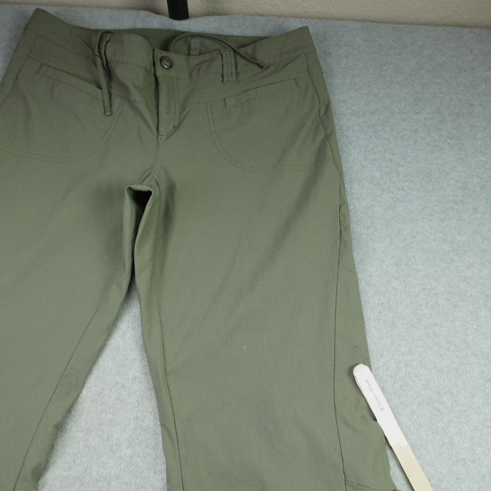 Athleta Pants Womens 8 Green Cargo Hiking Outdoor Straight Leg - Picture 13 of 16